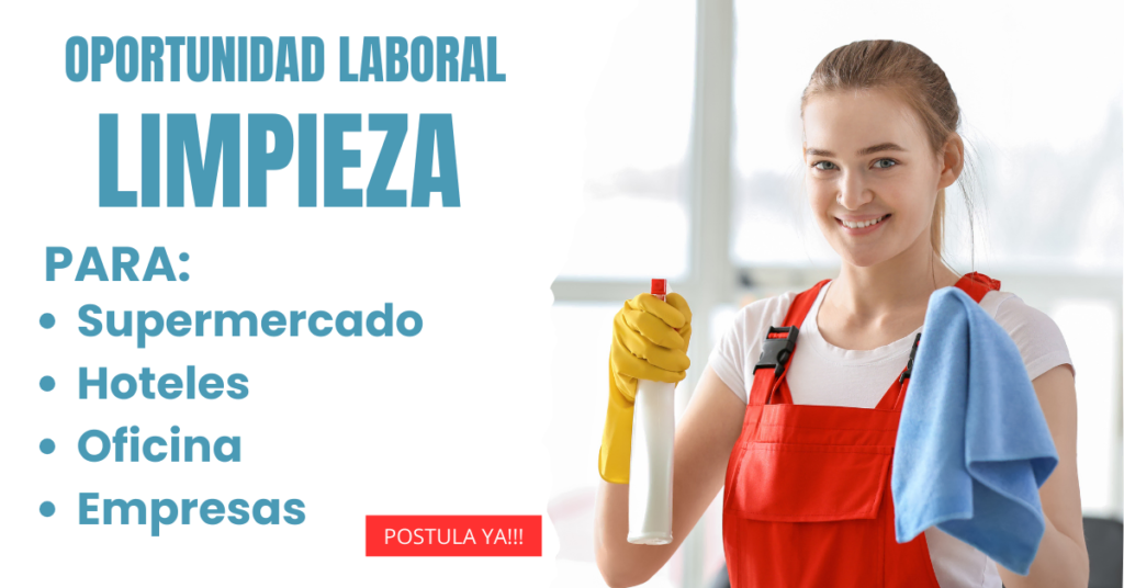 OFERTA LABORAL - LIMPIEZA